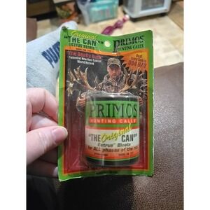 Primos Hunting Calls Original "The Can" Estrus Bleats No.711 NIPS Package Bent